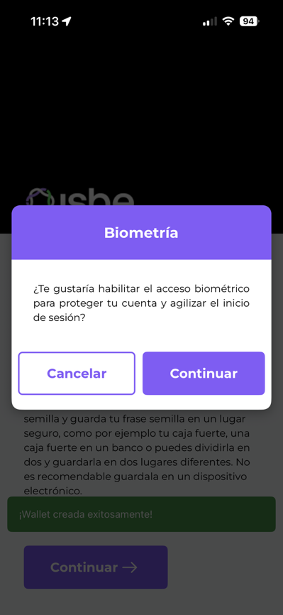 Enabling biometrics